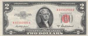 2 Dollar 1953A